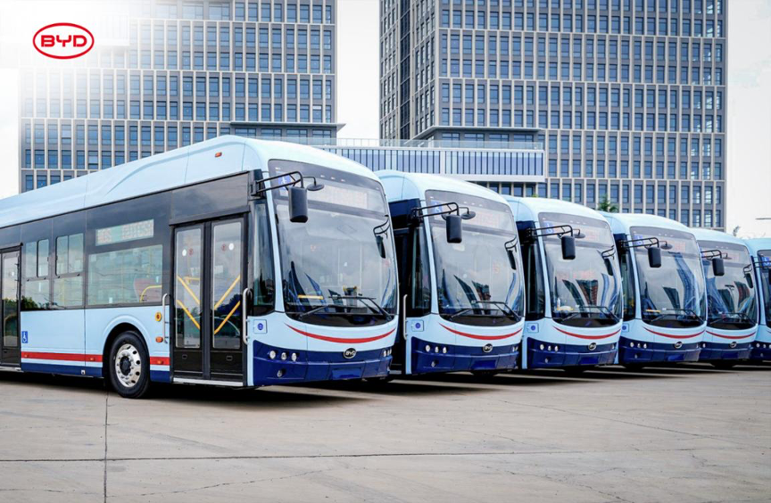 BYD Fully Electric Buses BYD K9UD